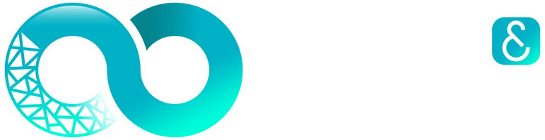 Force & Friction - Branding - Logo (White) - Teal